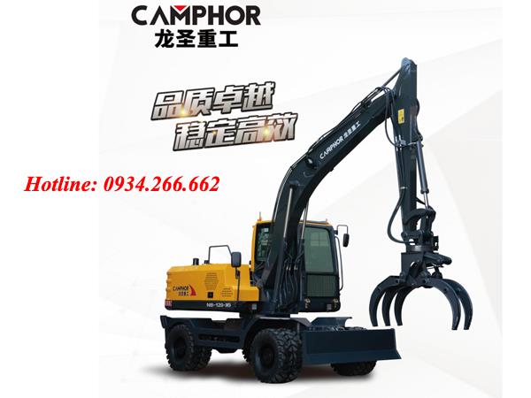 Máy đào gắp gỗ trung quốc model CP120 hiệu CAMPHOR