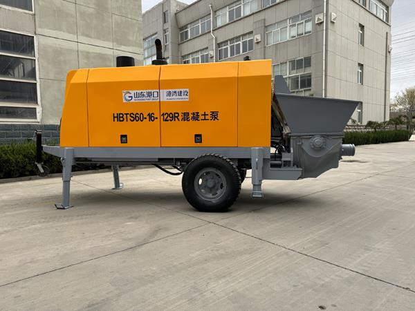BƠM BÊ TÔNG TĨNH 60M3/H MODEL HBTS60-13-105R CHẠY DIESEL
