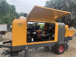 bàn giao và vận hành bơm bê tông tĩnh 40m3/h tại Hải Phong