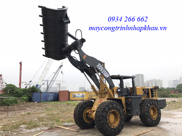 Máy xúc lật chui hầm Xiandai đổ nghiêng gầu 1.7m3