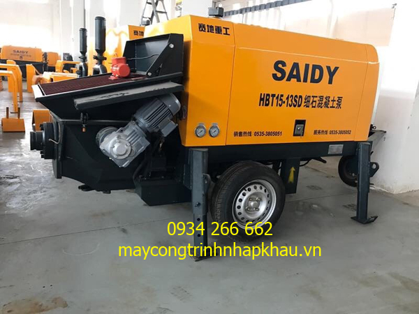 Bơm bê tông mini trung quốc 20m3/h hiệu SAIDY