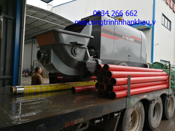 Bơm bê tông tĩnh 40m3 trung quốc hiệu SAIDY