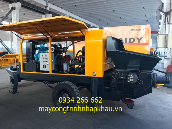 Bơm bê tông tĩnh công suất 60m3/h hiệu SAIDY Trung Quốc