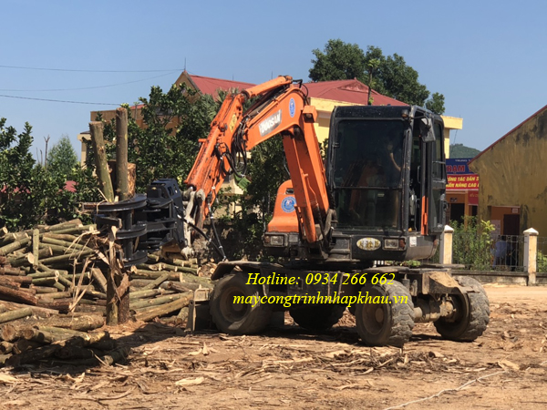 KẸP XOAY 360 GẮN TRÊN MÁY ĐÀO DOOSAN 55