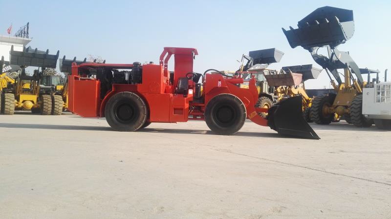 máy xúc lật chui hầm trung quốc gầu 1m3 model XDCY-1A