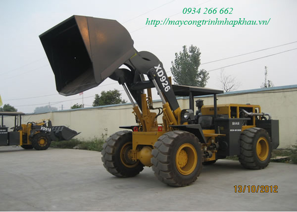 Máy xúc lật chui hầm gầu 1.8m3 model XD926
