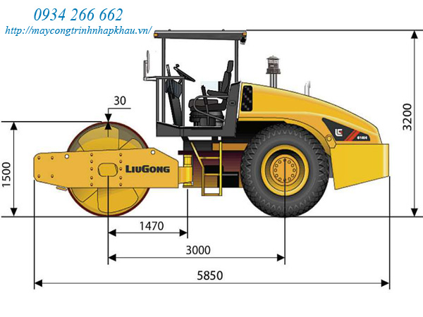 Xe lurung Ligong 2 cầu model 610H