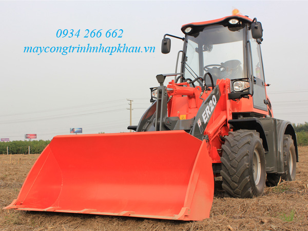 Xe xúc lật Trung Quốc gầu 1 khối chất lượng cao