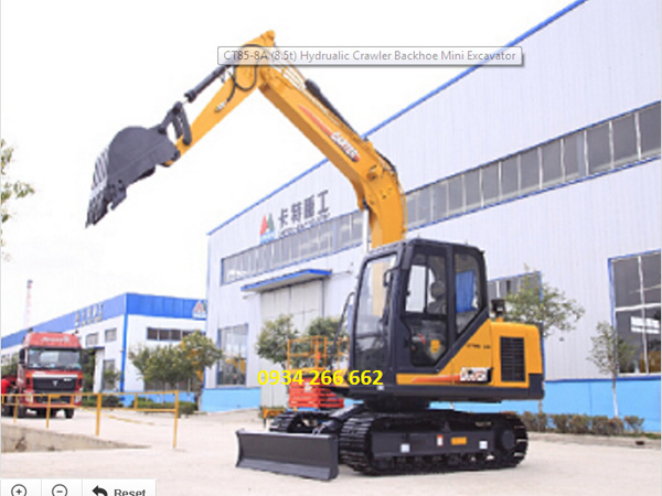 Máy xúc đào bánh xích mini trung quốc gầu 0.24m3