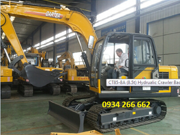 Máy xúc đào bánh xích mini trung quốc gầu 0.24m3
