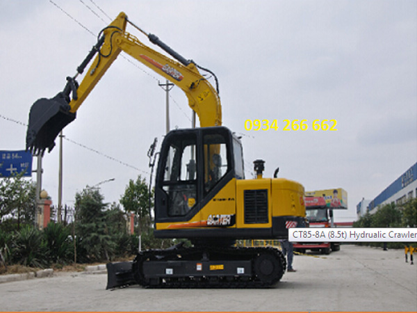 Máy xúc đào bánh xích mini trung quốc gầu 0.24m3