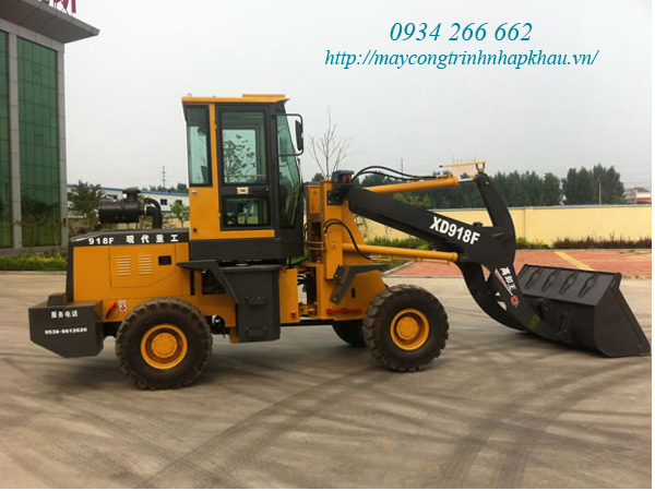 Máy xúc lật đổ cao gầu 1.2m3 model XD918F