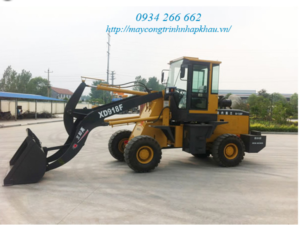 Máy xúc lật đổ cao gầu 1.2m3 model XD918F