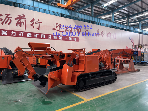máy cào vơ bánh xích 100m3/h nhãn hiệu HENGLI