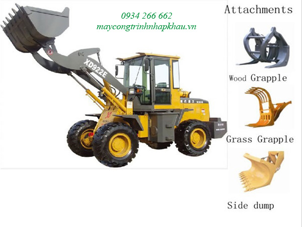 máy xúc lật sức nâng 2.2 tấn model XD922E
